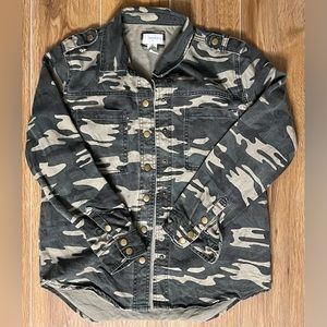 Forever 21 Camo Jean Jacket / Womens Small / cool style